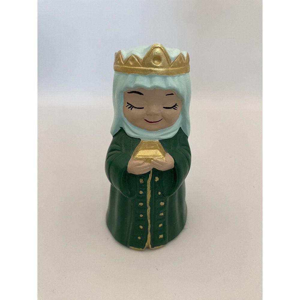 1960s Mod Nativity Figurine Moppet Children Ceramic Wiseman